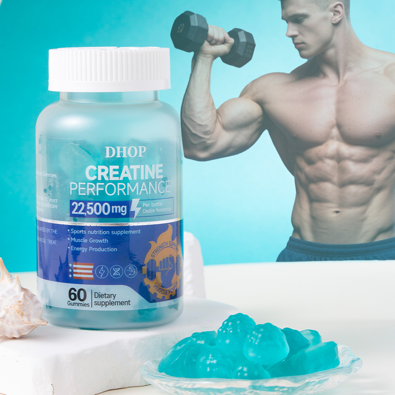 Creatine Monohydrate Muscle Growth Gummies - Advanced Performance ...